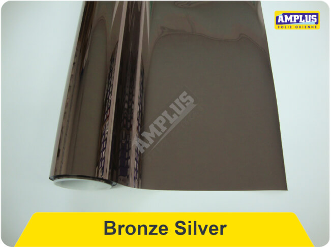 Folie przeciwsłoneczne kolorowe bronze silver 2