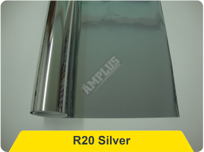 Folie przeciwsłoneczne lustrzane R20 Silver