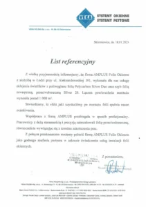 Referencje folia na świetliki oraz folia okienna od VEKA Polska – Skierniewice